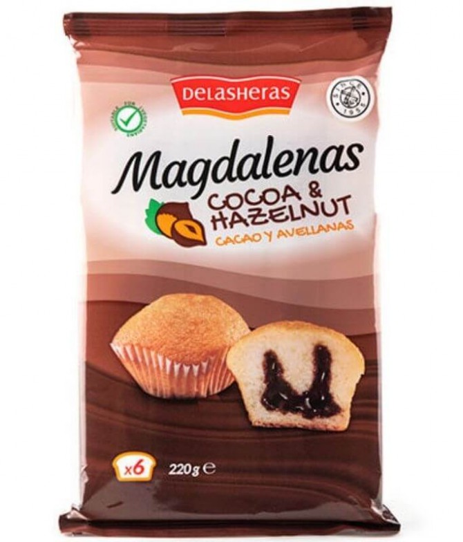 Delasheras Magdalena Cacao Avellana 220gr T