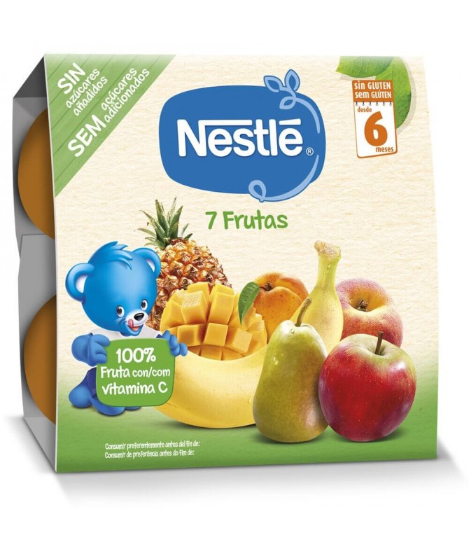 Nestlé 7 Frutas 4x100gr T
