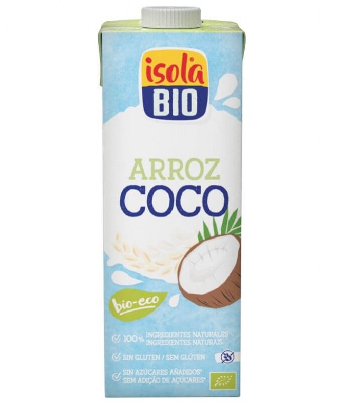 Isola Bio Bebida Arroz Coco 1L