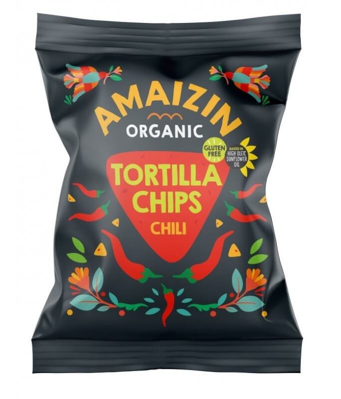 Amaizin Tortilla Chips Chili BIO 75gr T