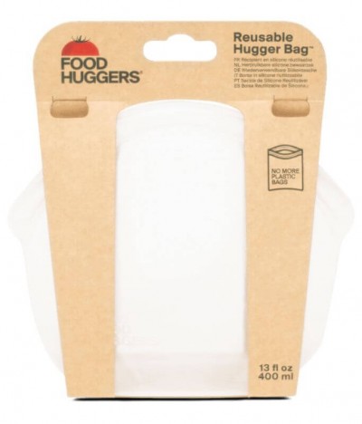 Food Huggers Bolsa Silicona Transparente 400ml 1un