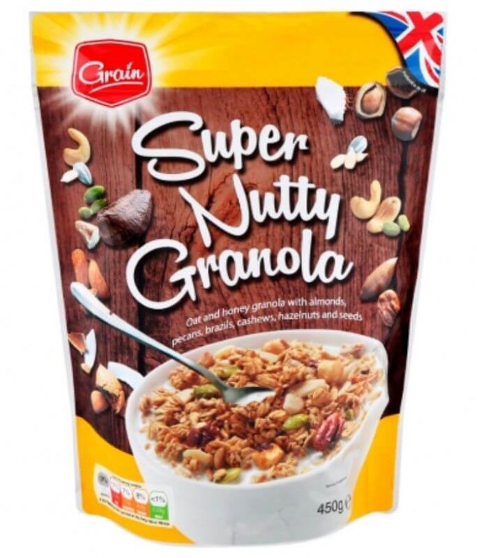 Grain Granola Super Nutty 450gr