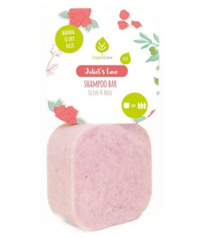 VeganCare Champô Sólido Oliva Rosa BIO 85gr