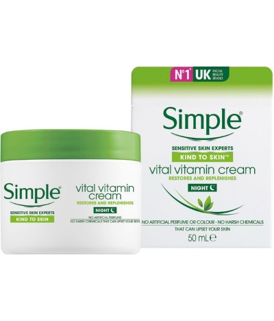 Simple Creme Facial Hidratante Noite 50ml
