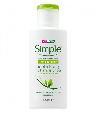 Simple Creme Facial Hidratante Rico 125ml