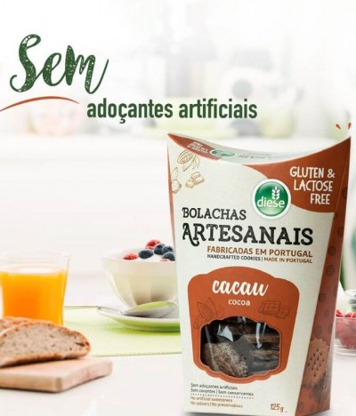 Diese Bolacha Artesanal Cacau 125gr