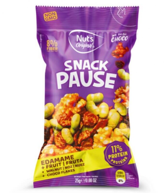 Nuts Original Edamame Fruta Noz Choco Flakes 25gr