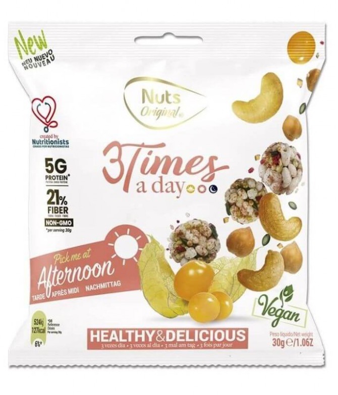 3 Times a Day Afternoon Frutos Secos 30gr T