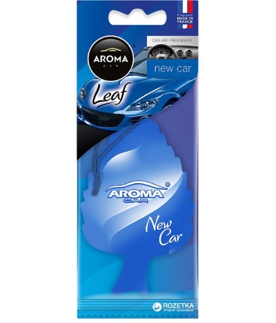 Aroma Car Ambientador Auto Leaf New Car 1un