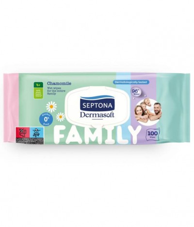 Septona Dermasoft Family Toallita 100un t