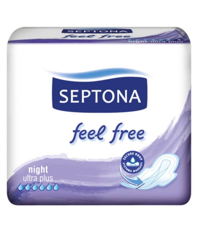 Septona Feel Free Penso Higiénico Noite 8un