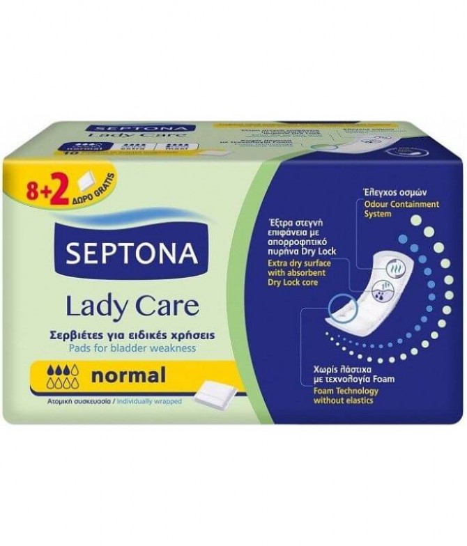 Septona Lady Care Penso Higiénico Normal 10un
