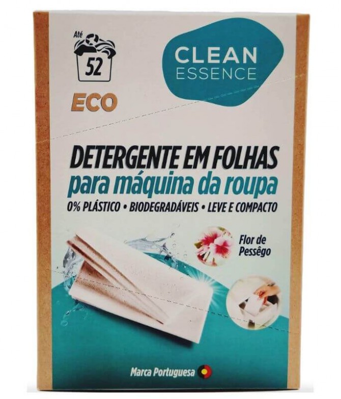 Clean Essence Eco Tira Máq Roupa Flor Pêssego 26un