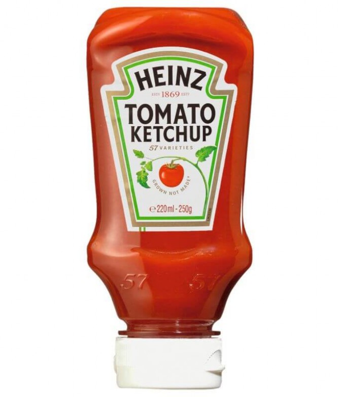 Heinz Ketchup Top Down 250gr