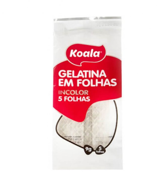 Koala Gelatina Folha 5un