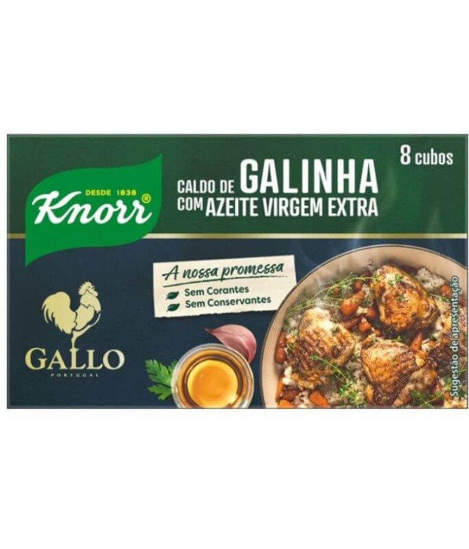 Knorr Caldo Pollo Aceite Gallo 8un T