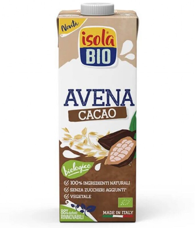 Isola Bio Bebida Aveia Cacau 1L