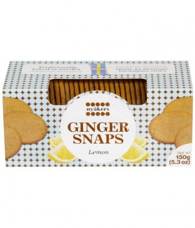 Nyakers Biscoito Gengibre Limão 150gr