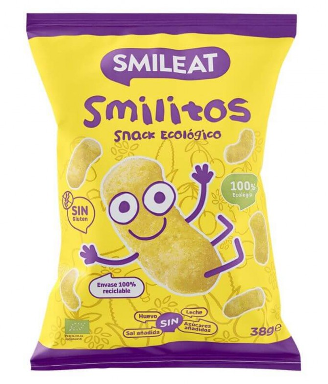 Smileat Smilitos Snack Maíz BIO 38gr T