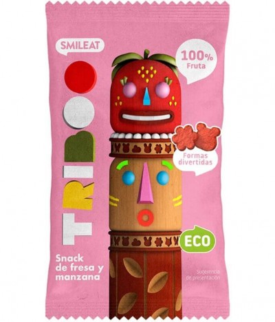 Smileat Triboo Snack Fresa Manzana BIO 25gr T