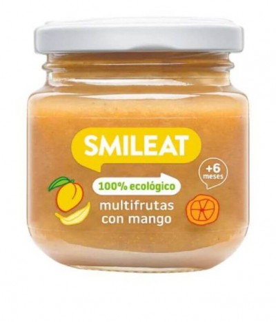 Smileat Puré Multifrutas Mango BIO 130gr T