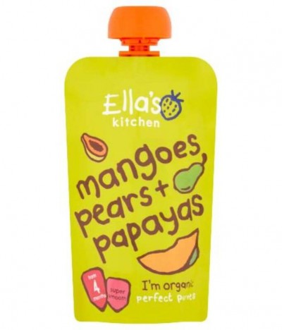 Ella's Kitchen Snack Mango Pera Papaya 100gr T