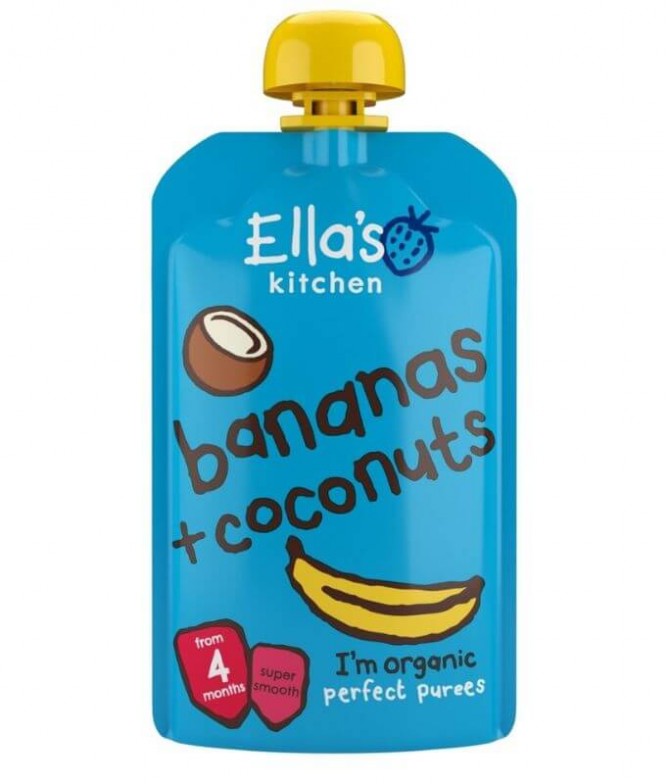 Ella's Kitchen Snack Plátano Coco 100gr T