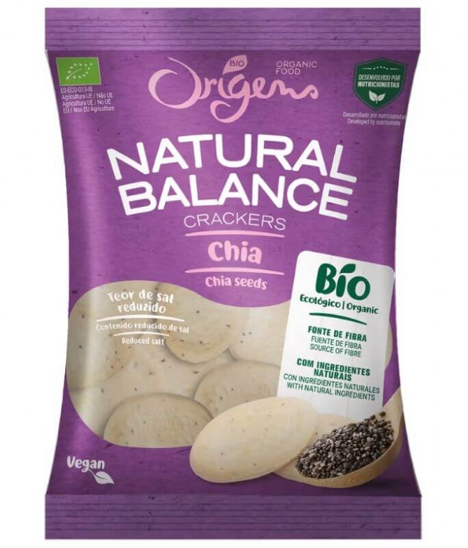 Origens Bio Bolacha Natural Balance Chia 150gr