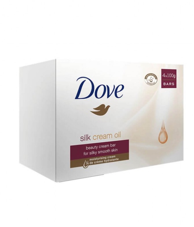 Dove Sabonete Silk Cream Oil 100gr