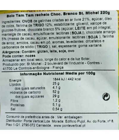 St. Michel Pastel TamTam Chocolate 220gr