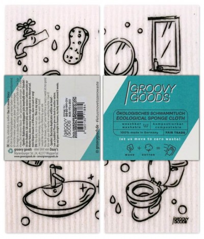 Groovy Goods Bayeta Compostable Cuarto de Baño 1un