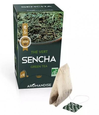 Aromandise Té Verde Japonés Sencha BIO 18un T