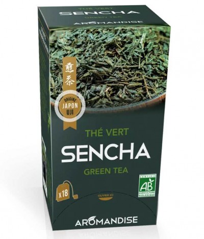 Aromandise Té Verde Japonés Sencha BIO 18un T