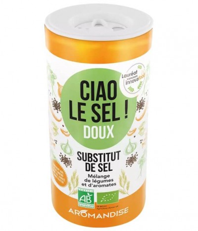 Aromandise Ciao le Sel! Substituto Sal Suave BIO 70gr