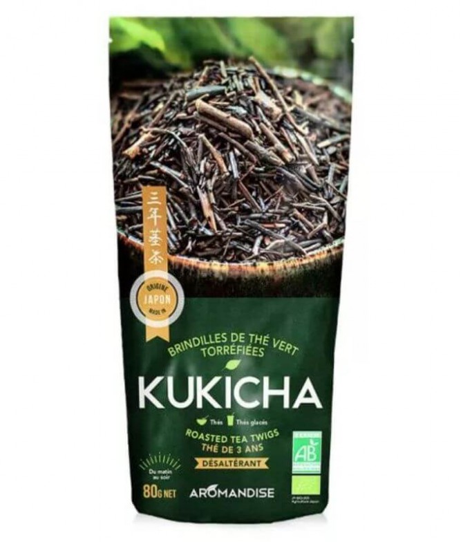 Aromandise Chá Japonês Kukicha BIO 80gr