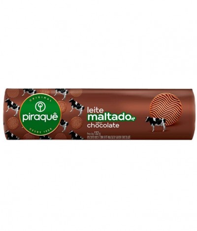 Piraquê Bolacha Leite Maltado Chocolate