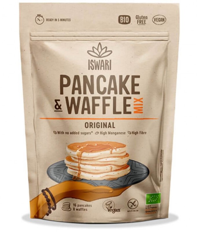 Iswari Mix Panqueca Waffle Original BIO 400gr