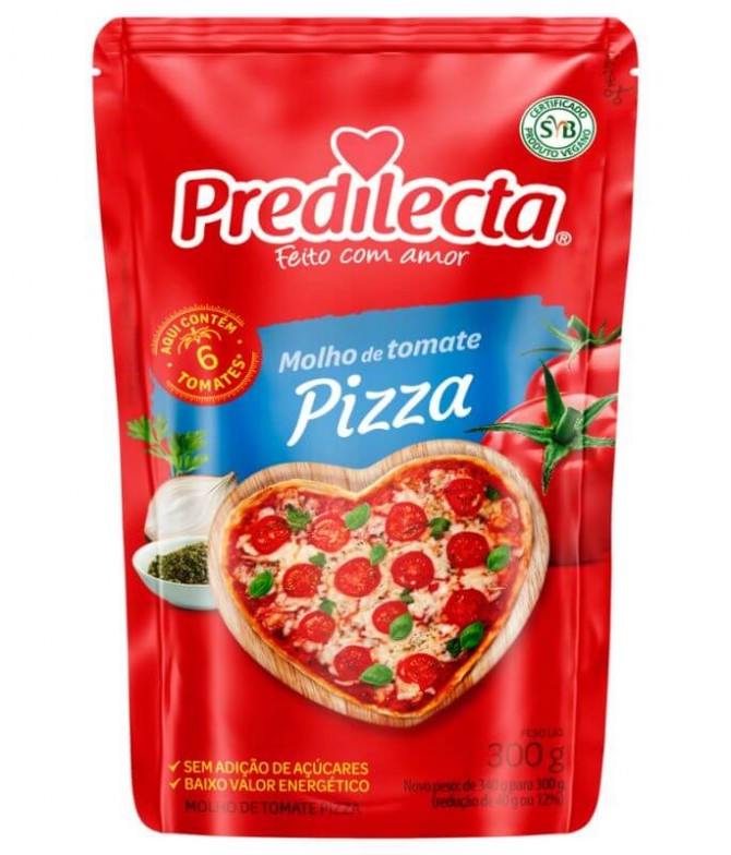 Predilecta Molho Tomate Pizza 300gr