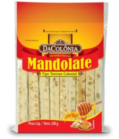 Dacolônia Mandolate Turrón Miel 130gr T