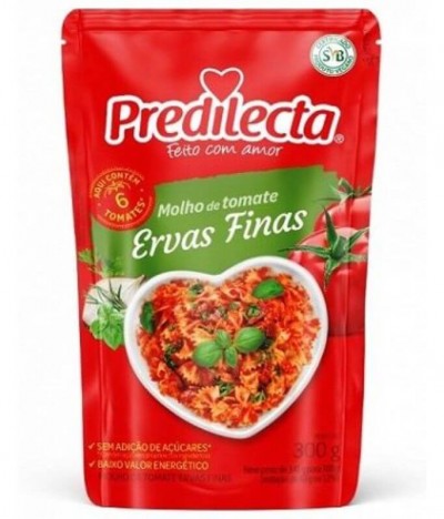 Predilecta Molho Tomate Ervas Finas 300gr