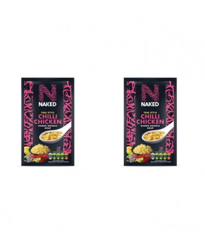 PACK 2 Naked Noodle Sopa Galinha Thai Chilli 25gr