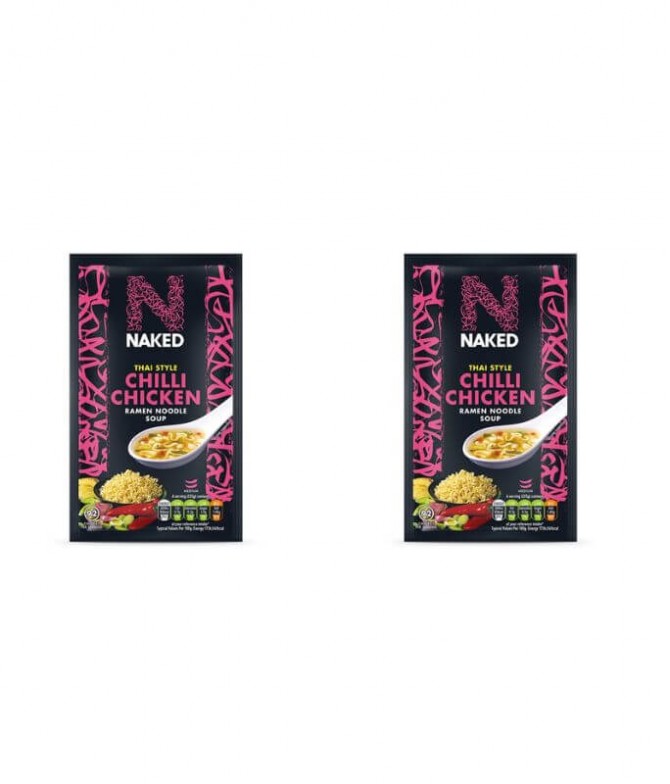 PACK 2 Naked Noodle Sopa Galinha Thai Chilli 25gr