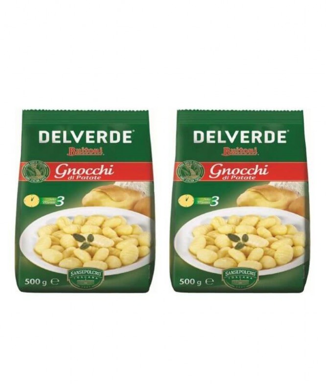 PACK 2 Delverde Pasta Gnocchi 500gr T