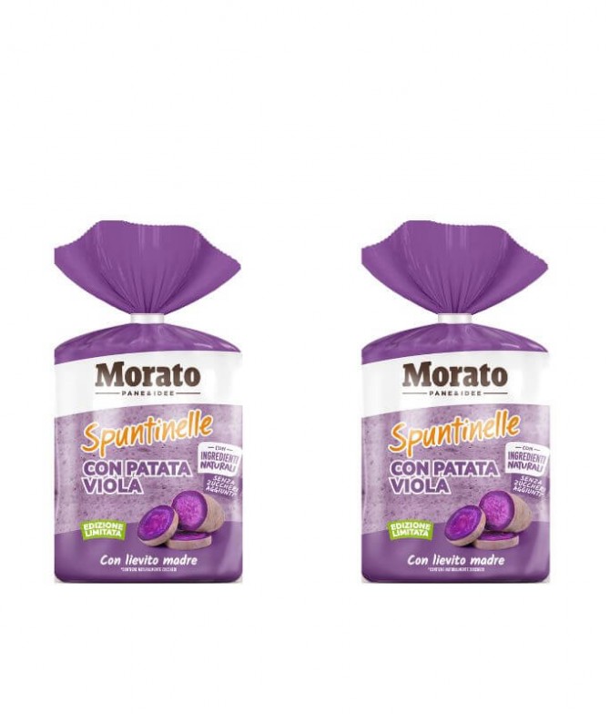 PACK 2 Morato Pan Molde Boniato Morado 280gr T