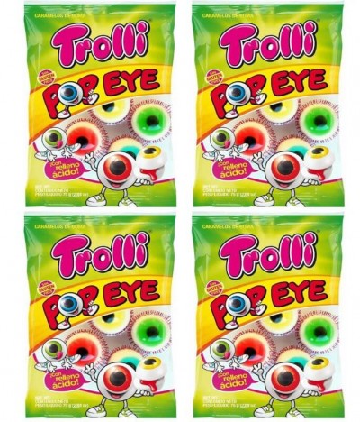 PACK 4 Trolli Goma Pop Eye 75gr