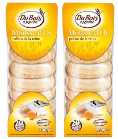 PACK 2 Du Bois Mousse D'Or Palitos de La Reine 200gr