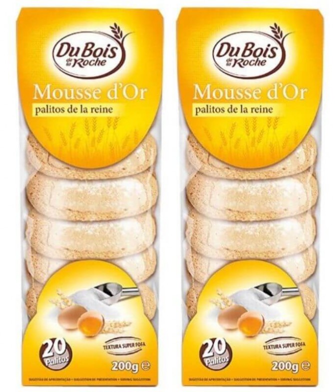 PACK 2 Du Bois Mousse D'Or Palitos de La Reine 200gr