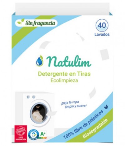 Natulim Eco Tira Máq Roupa Sem Fragrância 20un