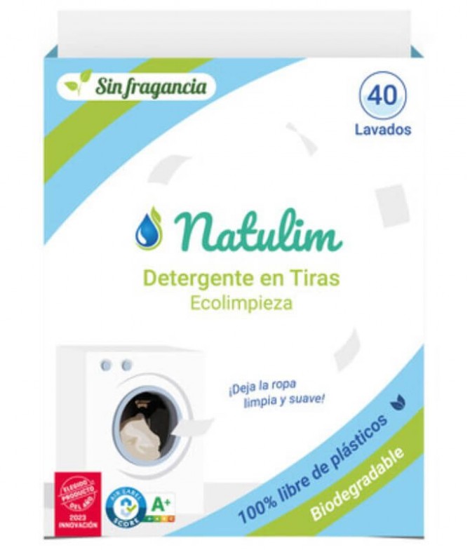 Natulim Eco Tira Lavadora Sin Fragancia 20un T