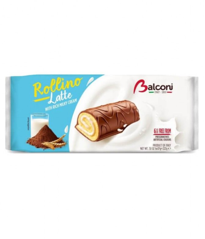 Balconi Bolo Rollino Leite 6un